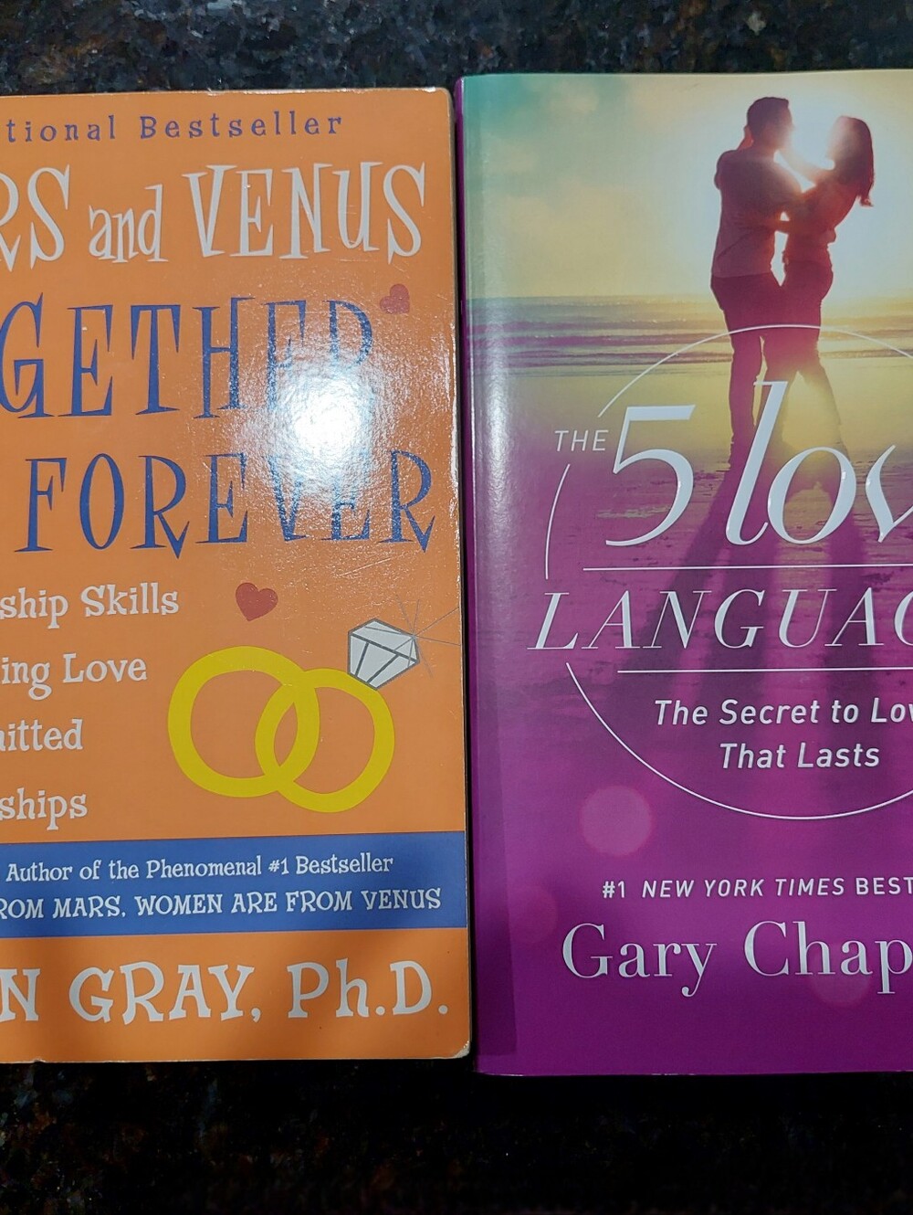 Mars and Venus Together Forever by John Gray & The Five Love Languages by Gary C